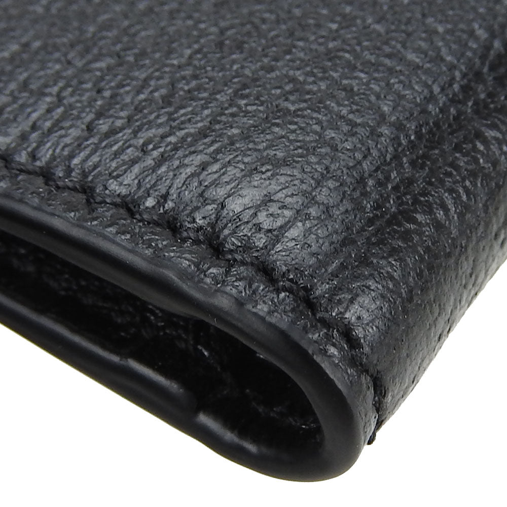 GUCCI Bill Compartment 428726 leather black unisex(Unisex) Used Authentic