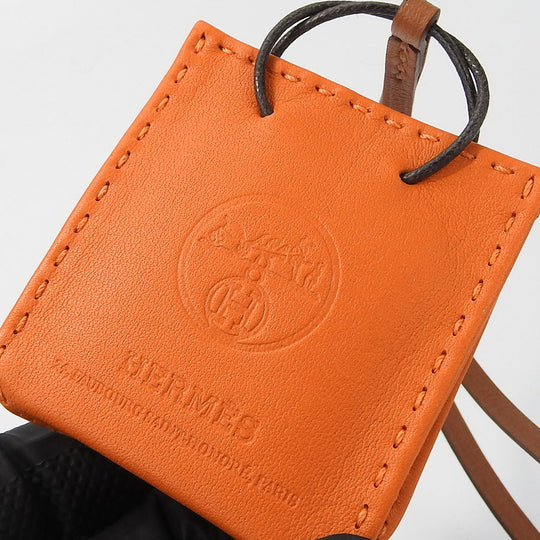 HERMES Bag charm Anyo Miro Orange sack orange Women Used Authentic