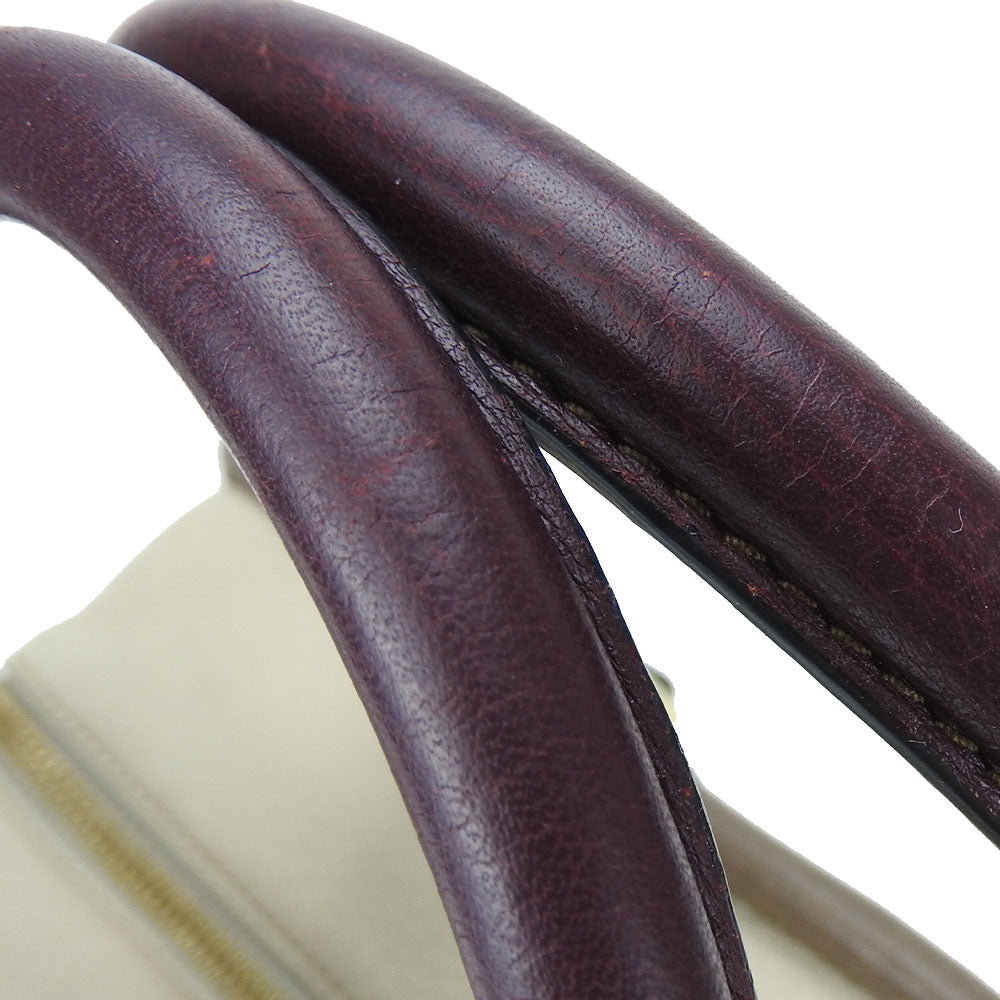 LOEWE Handbag leather beige Americana 28 Women Used Authentic