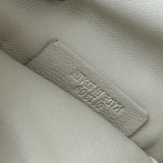 LOEWE Handbag leather beige Americana 28 Women Used Authentic