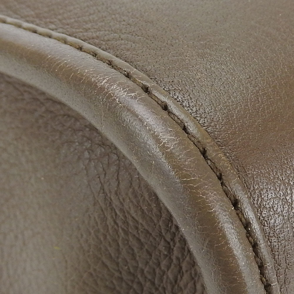 LOEWE Handbag leather beige Americana 28 Women Used Authentic