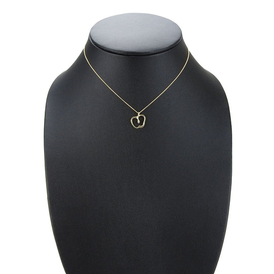 TIFFANY&Co. Necklace K18 yellow gold gold Apple Women Used Authentic