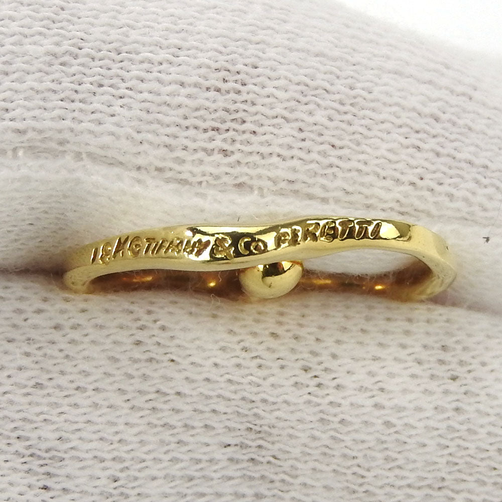 TIFFANY&Co. Necklace K18 yellow gold gold Apple Women Used Authentic