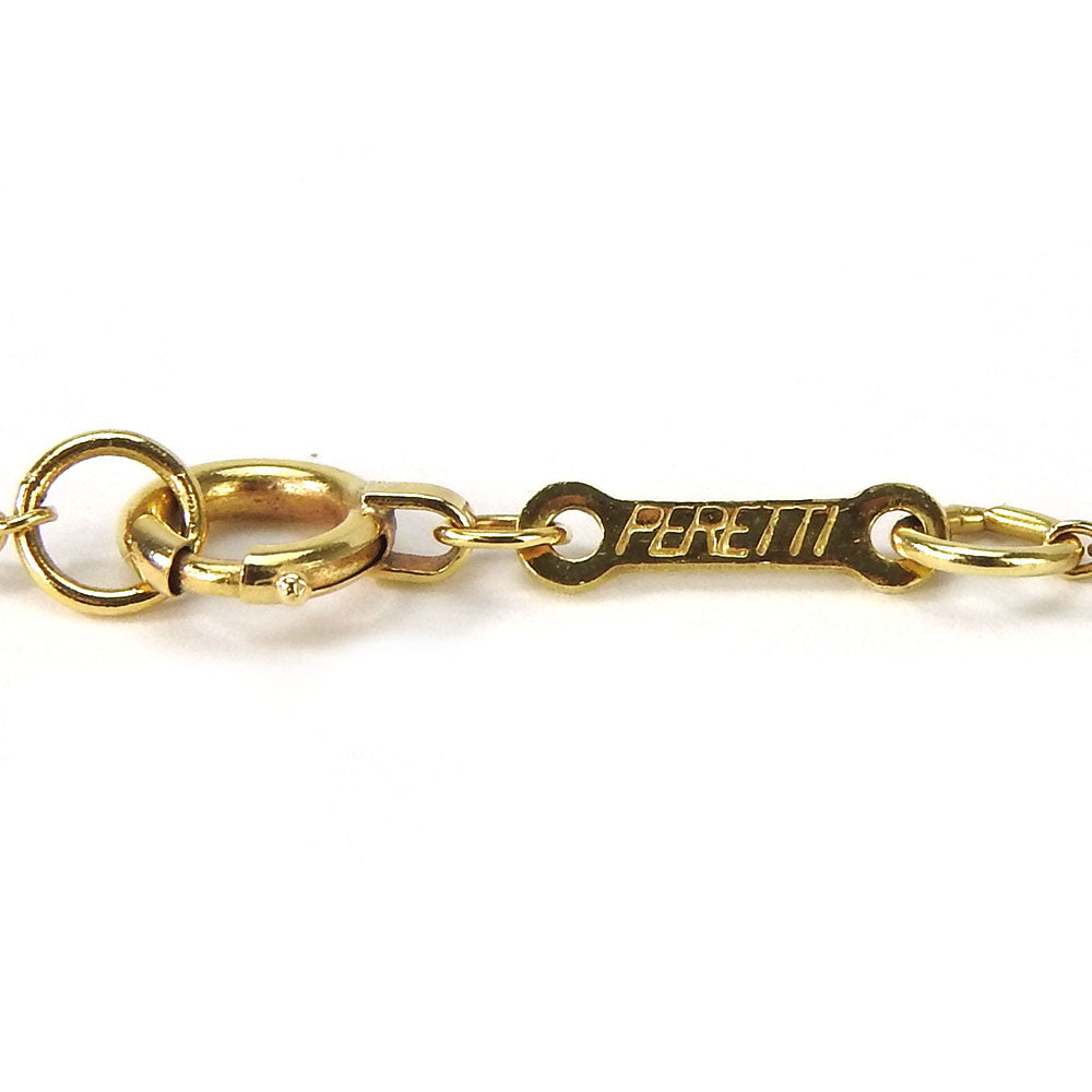 TIFFANY&Co. Necklace K18 yellow gold gold Apple Women Used Authentic