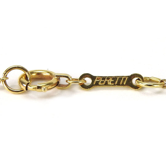 TIFFANY&Co. Necklace K18 yellow gold gold Apple Women Used Authentic