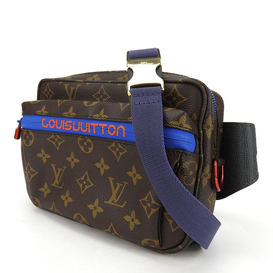 LOUIS VUITTON Waist bag M43828 Monogram Brown Pacific Bum Bag unisex(Unisex) Used Authentic