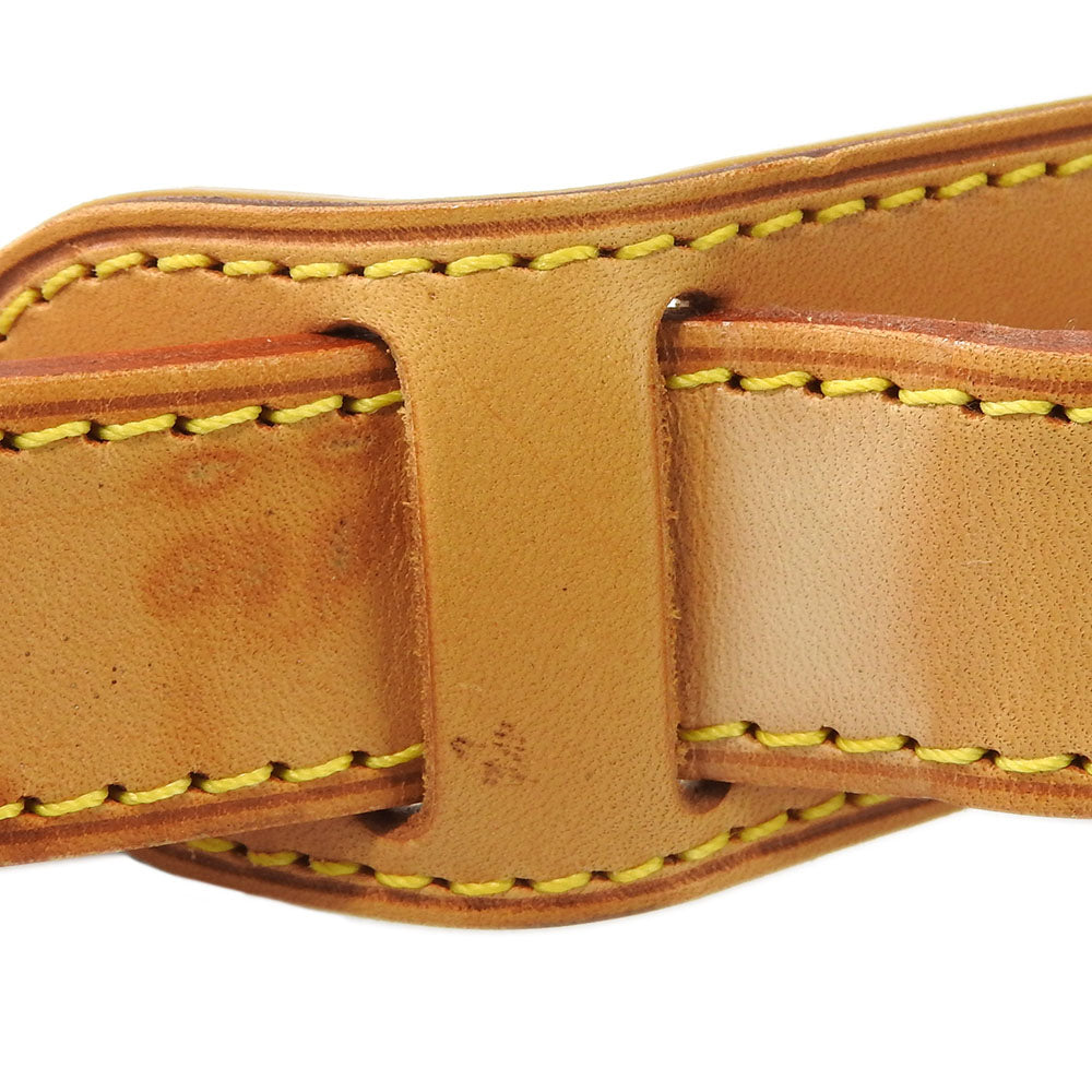 LOUIS VUITTON Shoulder strap Nume leather beige unisex(Unisex) Used Authentic
