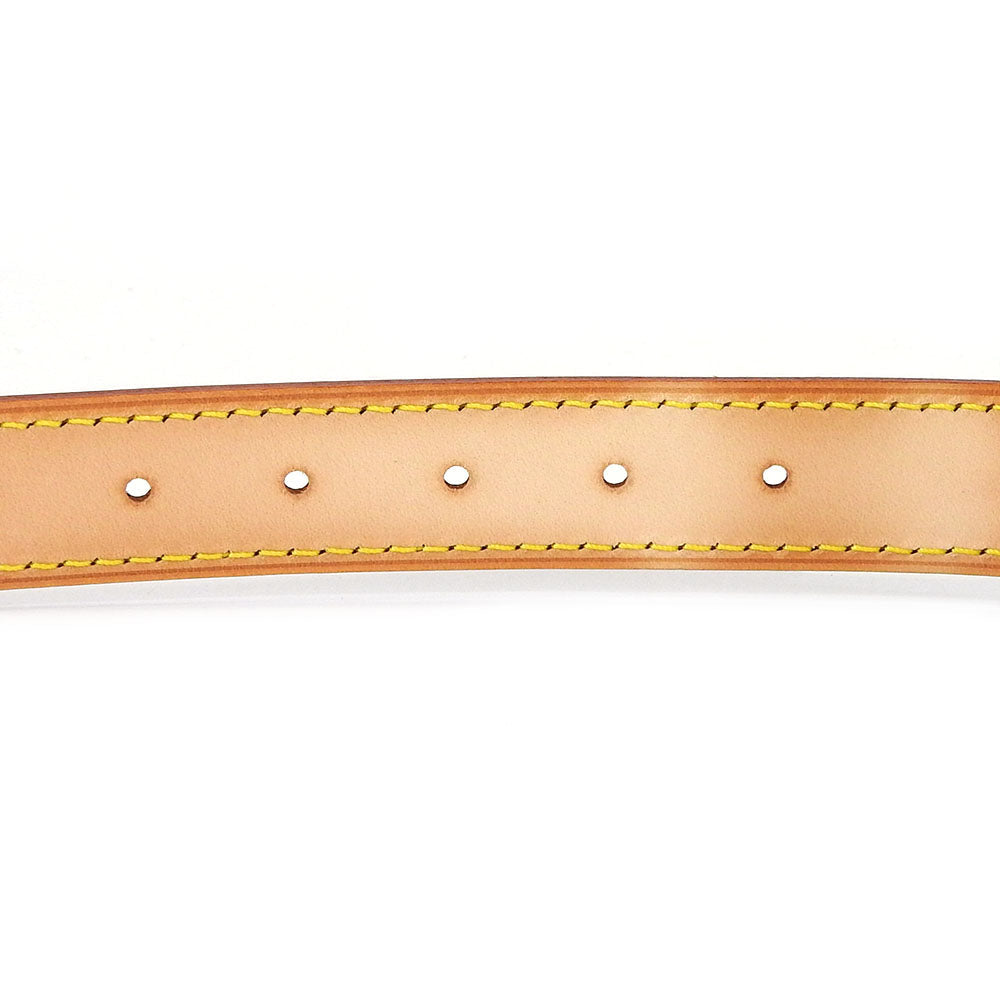 LOUIS VUITTON Shoulder strap Nume leather beige unisex(Unisex) Used Authentic