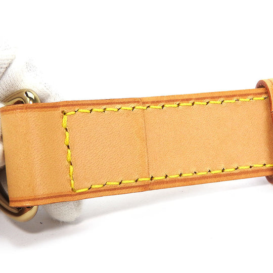 LOUIS VUITTON Shoulder strap Nume leather beige unisex(Unisex) Used Authentic