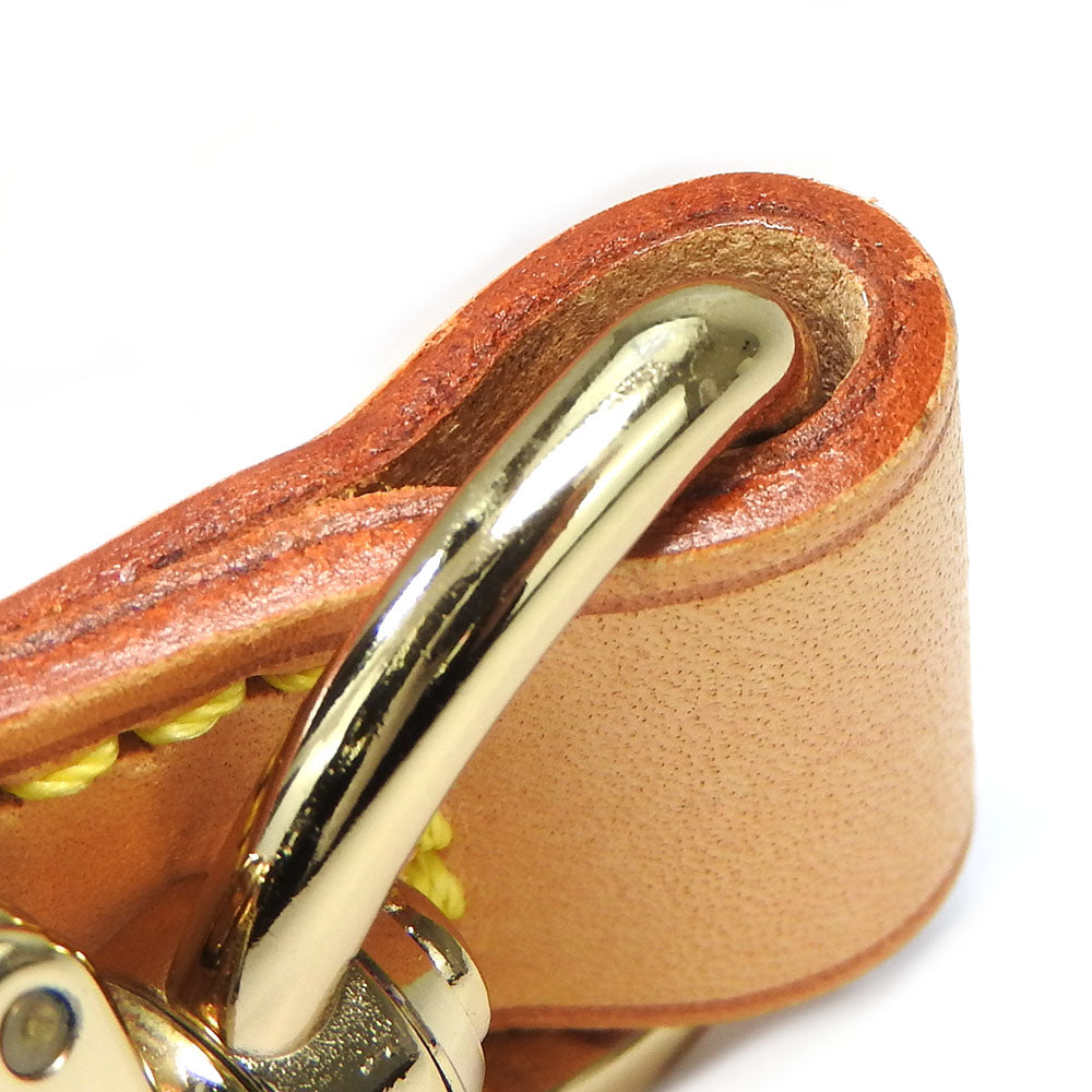 LOUIS VUITTON Shoulder strap Nume leather beige unisex(Unisex) Used Authentic