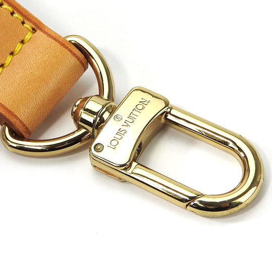 LOUIS VUITTON Shoulder strap Nume leather beige unisex(Unisex) Used Authentic