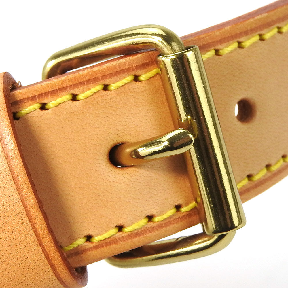 LOUIS VUITTON Shoulder strap Nume leather beige unisex(Unisex) Used Authentic