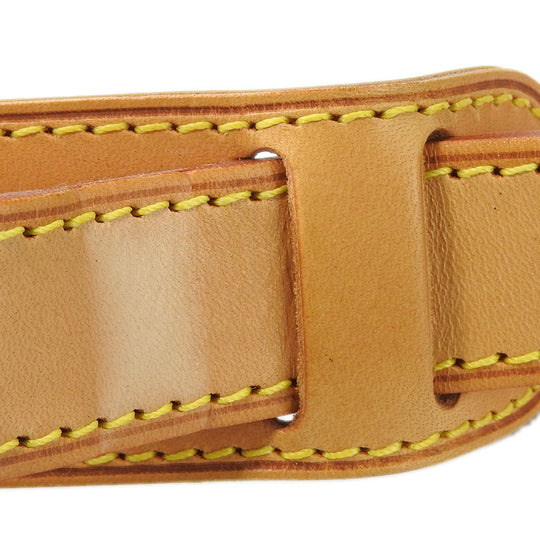 LOUIS VUITTON Shoulder strap Nume leather beige unisex(Unisex) Used Authentic