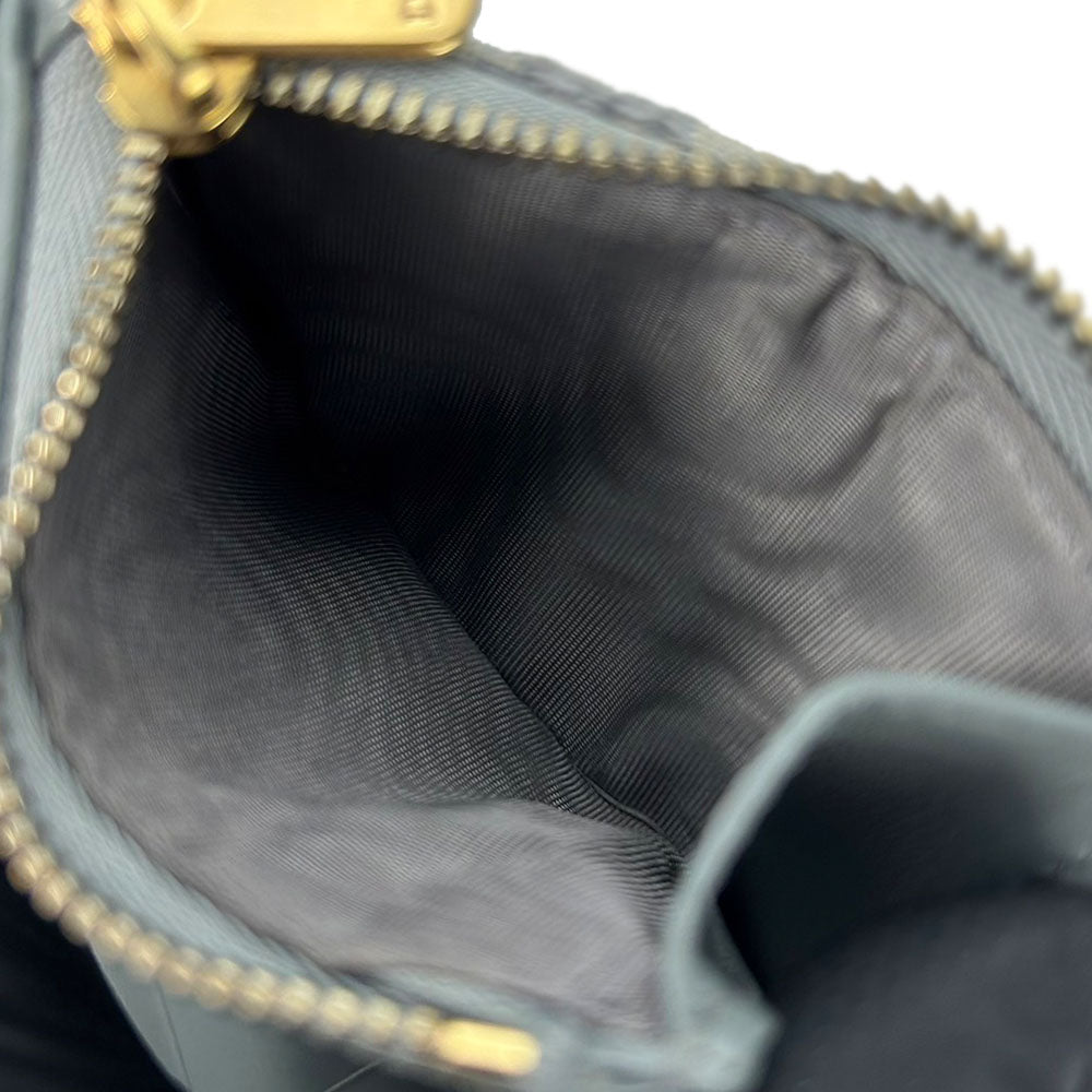 Christian Dior Tri-fold wallet Canvas, Leather gray Trotter Women Used Authentic