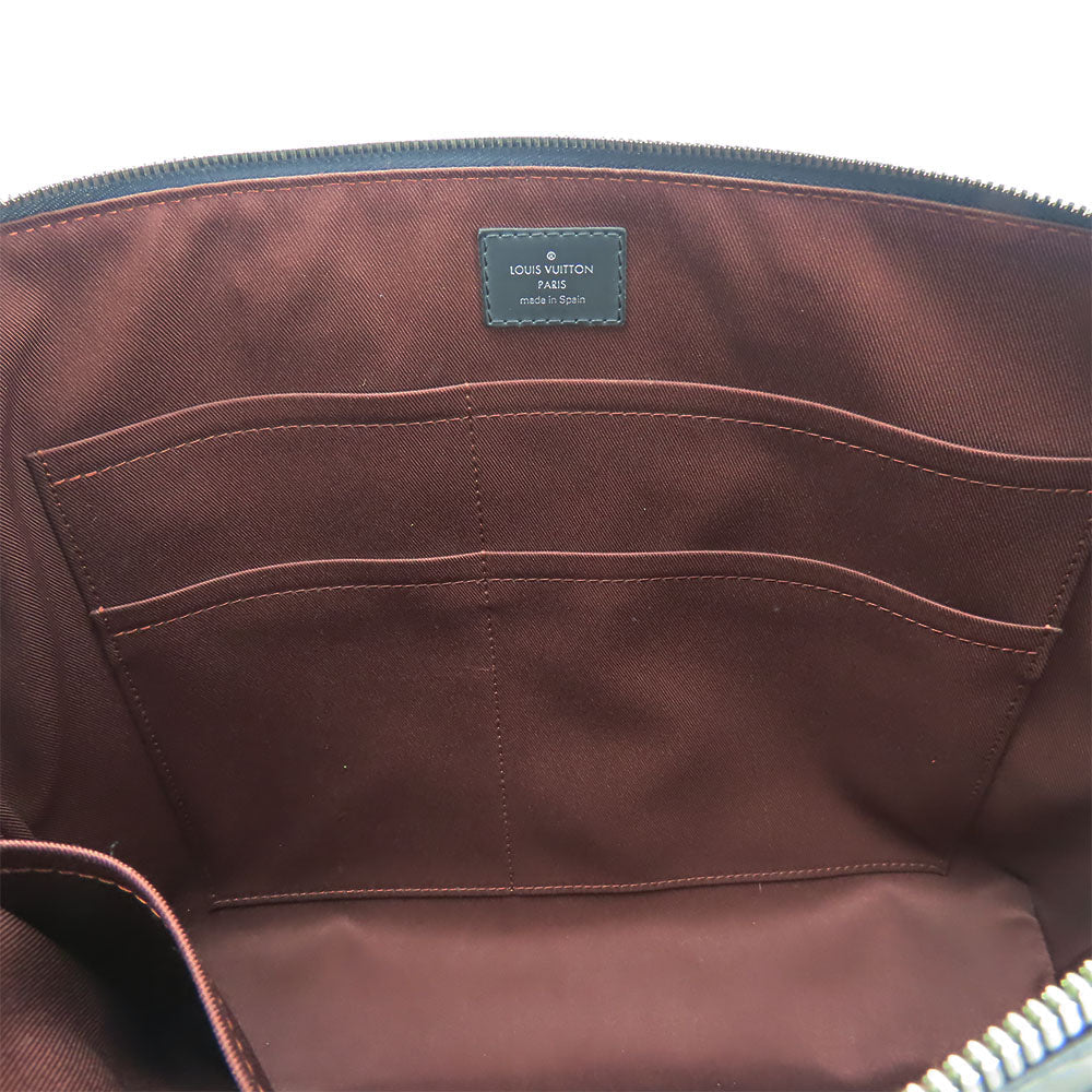 LOUIS VUITTON Business bag M54019 Monogram macacer Brown Porte Documan Jules PDJNM mens Used Authentic