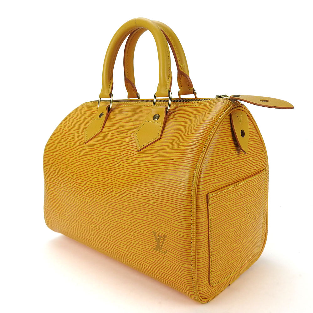 LOUIS VUITTON Handbag M43019 Epi Leather yellow Speedy 25 Women Used Authentic