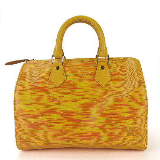 LOUIS VUITTON Handbag M43019 Epi Leather yellow Speedy 25 Women Used Authentic