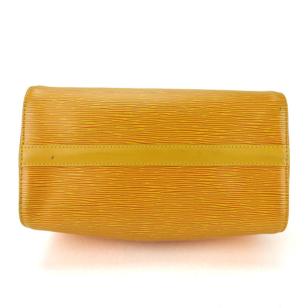 LOUIS VUITTON Handbag M43019 Epi Leather yellow Speedy 25 Women Used Authentic