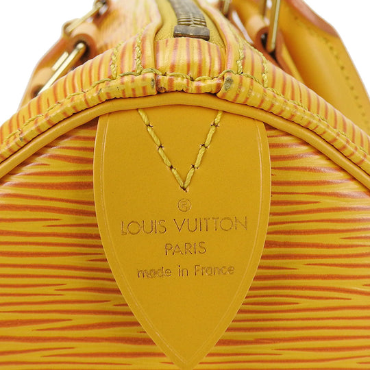 LOUIS VUITTON Handbag M43019 Epi Leather yellow Speedy 25 Women Used Authentic