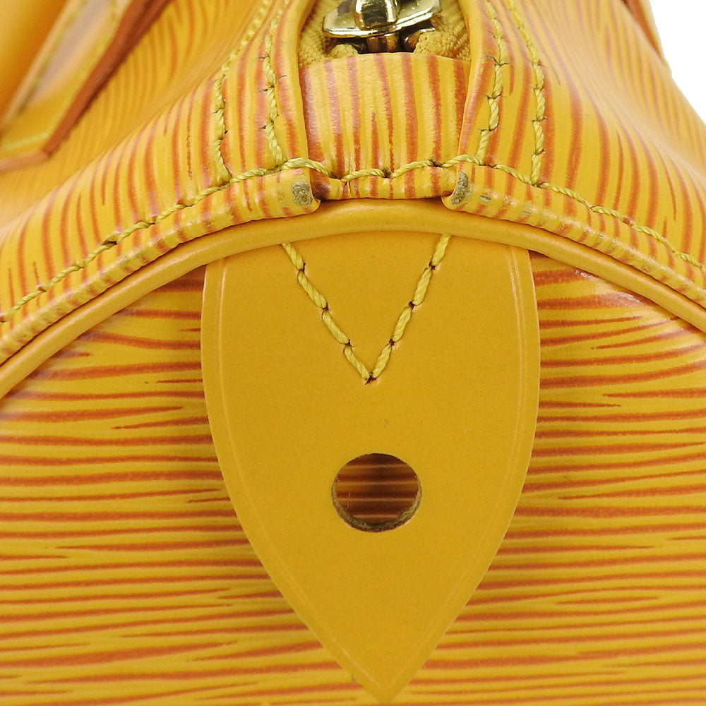 LOUIS VUITTON Handbag M43019 Epi Leather yellow Speedy 25 Women Used Authentic