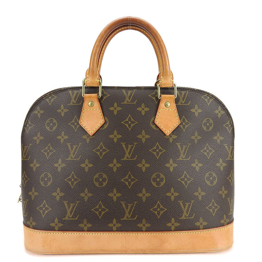 LOUIS VUITTON Handbag M51130 Monogram Brown Alma old model Women Used Authentic