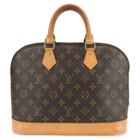 LOUIS VUITTON Handbag M51130 Monogram Brown Alma old model Women Used Authentic