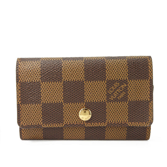 LOUIS VUITTON Key case Key holder  N62630 Damier Brown Multicles6