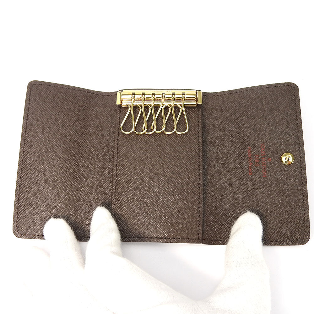LOUIS VUITTON Key case Key holder  N62630 Damier Brown Multicles6