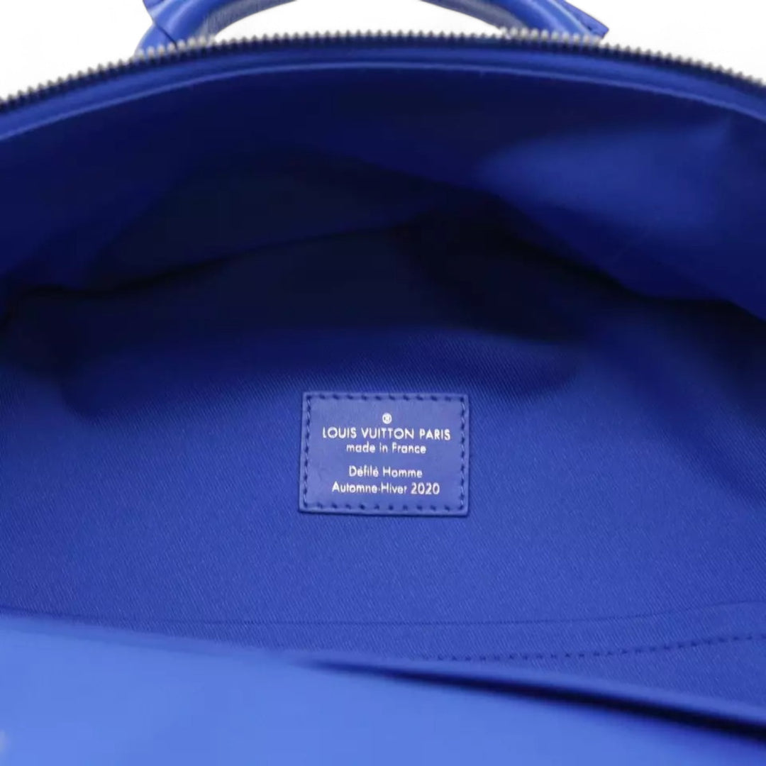 Louis Vuitton Monogram Clouds Backpack Blue Multi Pocket Mens Bag