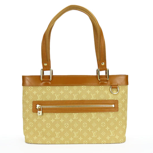 LOUIS VUITTON Handbag M92684 Monogram Mini, Leather beige Monogram Mini Lucille PM Women Used Authentic