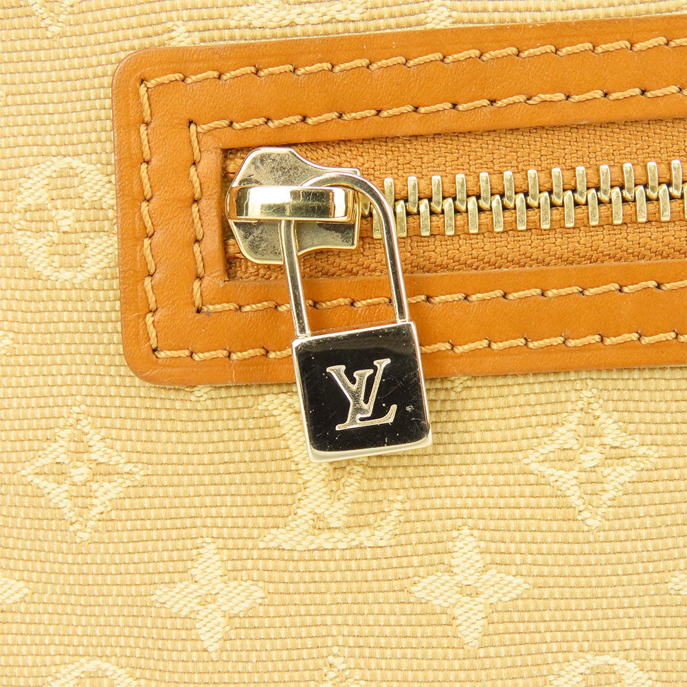 LOUIS VUITTON Handbag M92684 Monogram Mini, Leather beige Monogram Mini Lucille PM Women Used Authentic