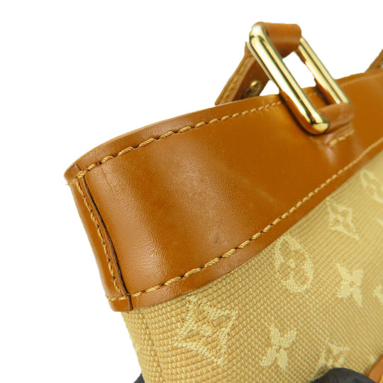 LOUIS VUITTON Handbag M92684 Monogram Mini, Leather beige Monogram Mini Lucille PM Women Used Authentic