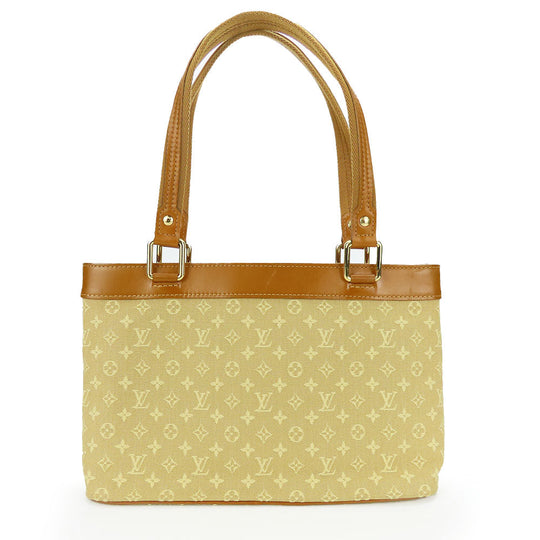 LOUIS VUITTON Handbag M92684 Monogram Mini, Leather beige Monogram Mini Lucille PM Women Used Authentic