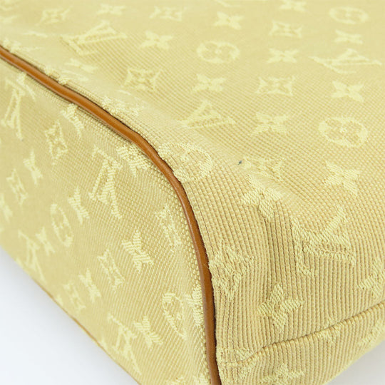 LOUIS VUITTON Handbag M92684 Monogram Mini, Leather beige Monogram Mini Lucille PM Women Used Authentic
