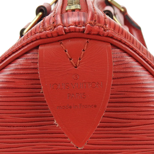 LOUIS VUITTON Handbag M43017 Epi Leather Red Epi Speedy 25 Women Used Authentic