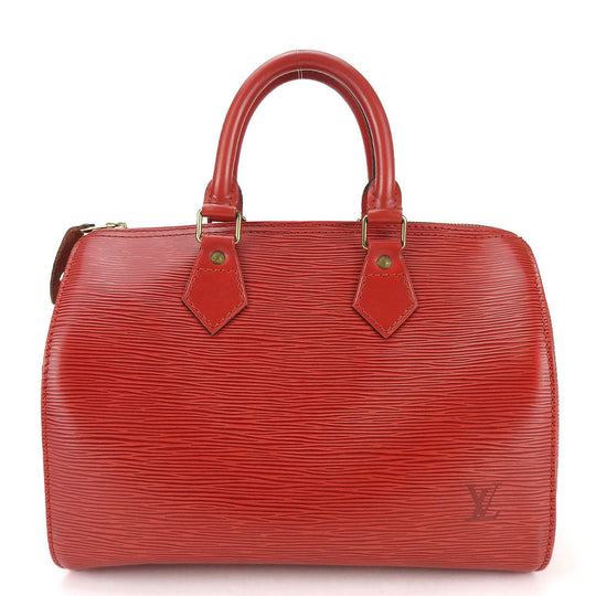 LOUIS VUITTON Handbag M43017 Epi Leather Red Epi Speedy 25 Women Used Authentic