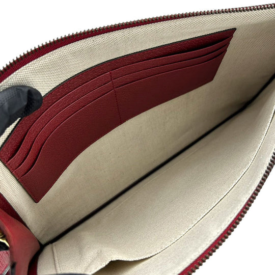 GUCCI Clutch bag 625602 Canvas, Leather multicolor Baiadera unisex(Unisex) Used Authentic