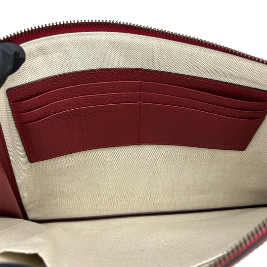 GUCCI Clutch bag 625602 Canvas, Leather multicolor Baiadera unisex(Unisex) Used Authentic
