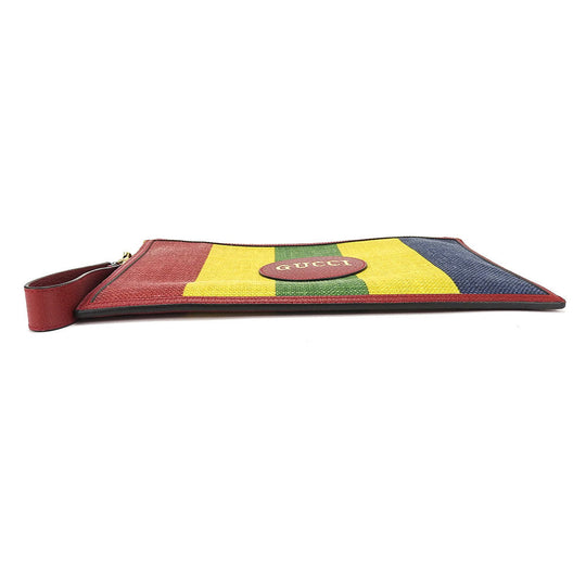 GUCCI Clutch bag 625602 Canvas, Leather multicolor Baiadera unisex(Unisex) Used Authentic