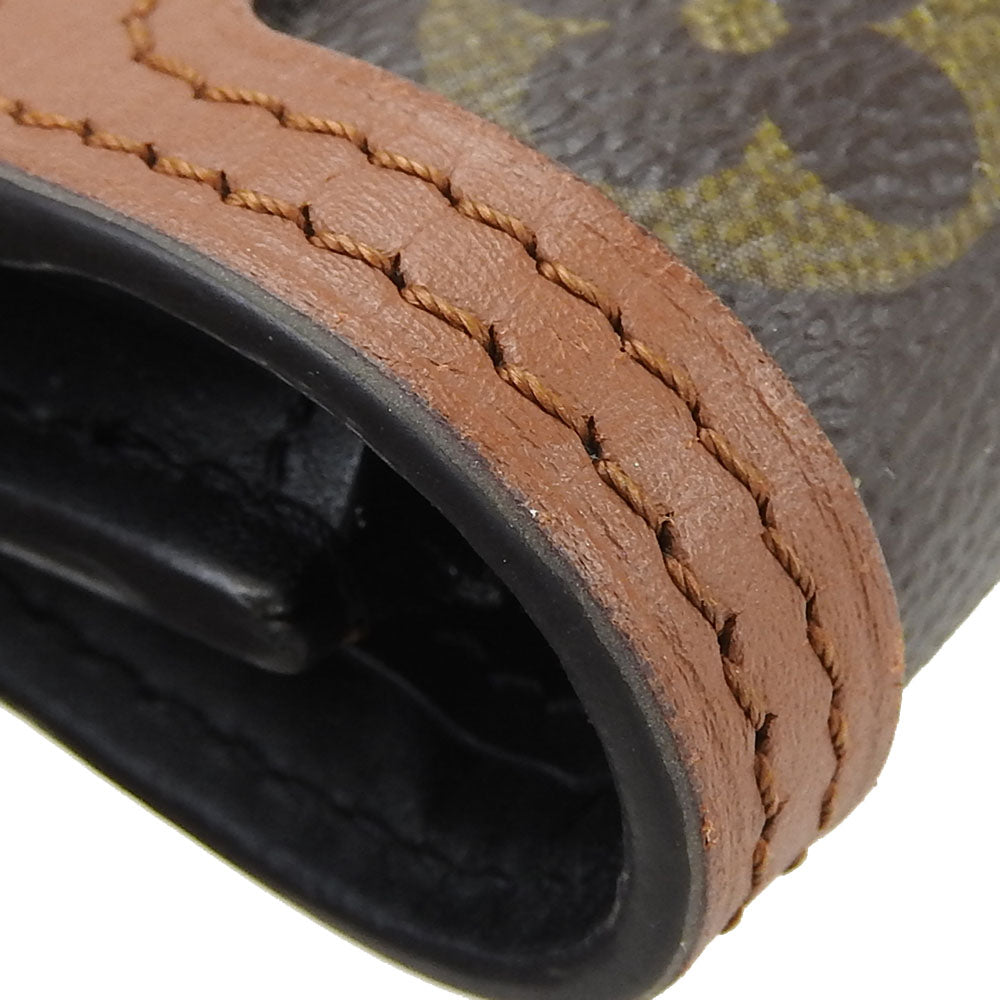 LOUIS VUITTON Tri-fold wallet M68725 Monogram , Monogram Reverse Brown Portefeuille Daufine Compact Women Used Authentic