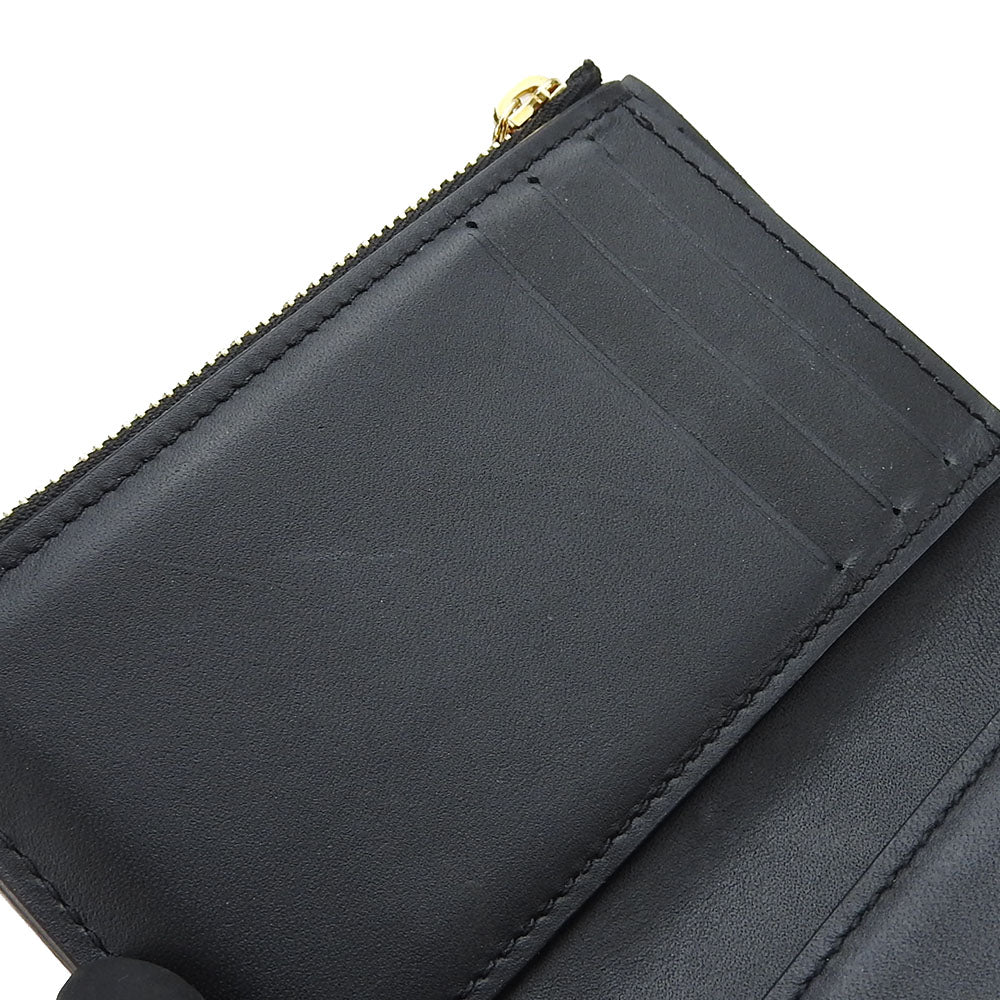 LOUIS VUITTON Tri-fold wallet M68725 Monogram , Monogram Reverse Brown Portefeuille Daufine Compact Women Used Authentic