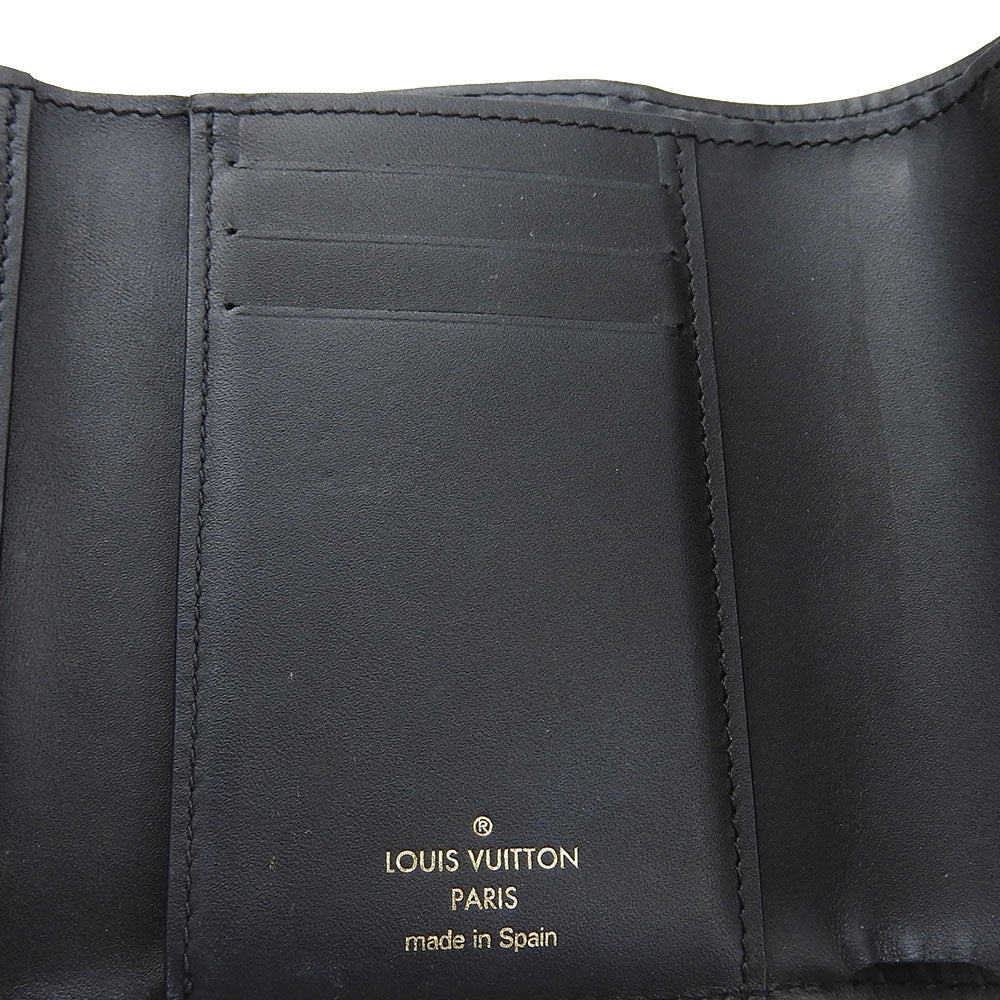 LOUIS VUITTON Tri-fold wallet M68725 Monogram , Monogram Reverse Brown Portefeuille Daufine Compact Women Used Authentic