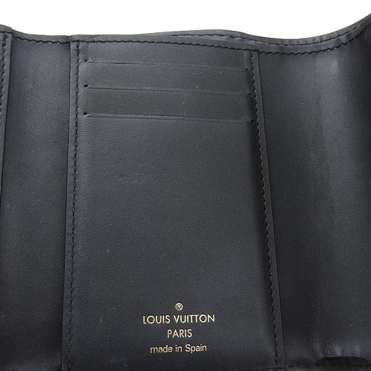 LOUIS VUITTON Tri-fold wallet M68725 Monogram , Monogram Reverse Brown Portefeuille Daufine Compact Women Used Authentic