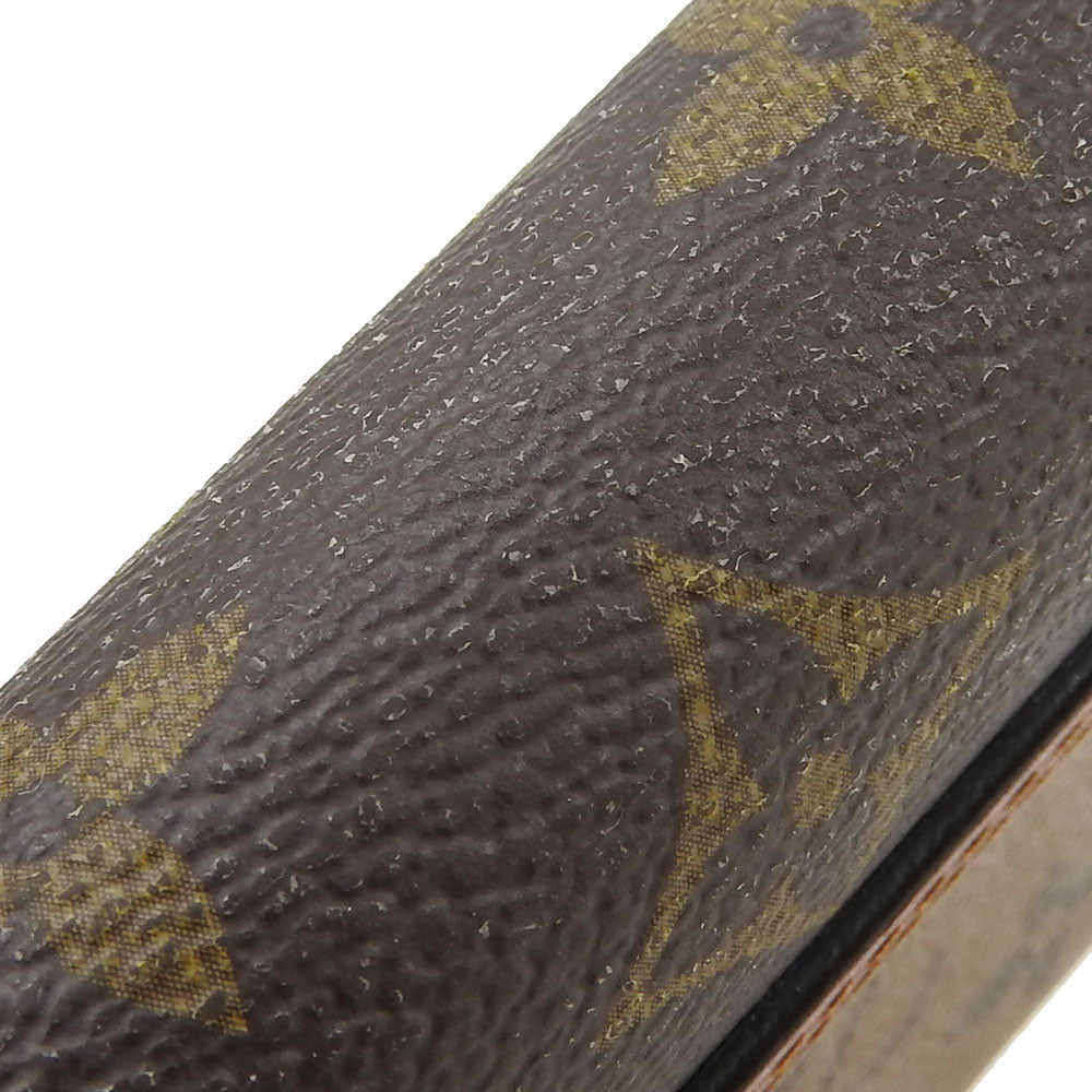 LOUIS VUITTON Tri-fold wallet M68725 Monogram , Monogram Reverse Brown Portefeuille Daufine Compact Women Used Authentic