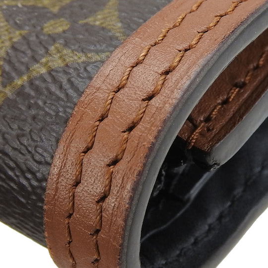 LOUIS VUITTON Tri-fold wallet M68725 Monogram , Monogram Reverse Brown Portefeuille Daufine Compact Women Used Authentic