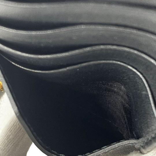 GUCCI Long Wallet Purse 244946 Sima leather black Guccisima Women Used Authentic