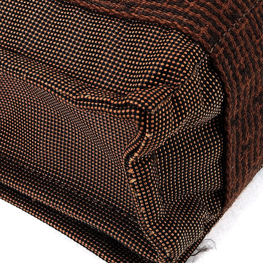 HERMES Shoulder Bag canvas Brown Her Line Bassus PM unisex(Unisex) Used Authentic