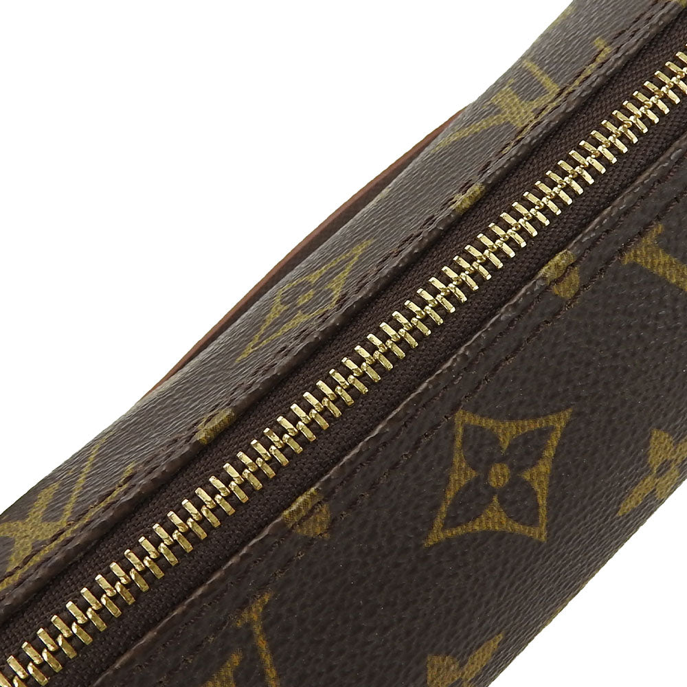 LOUIS VUITTON Pouch M51385 Monogram Brown Cylindrical pouch Papillon Women Used Authentic