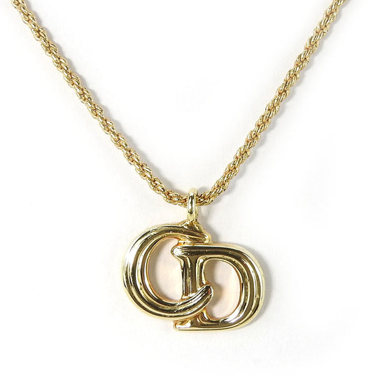 Christian Dior Necklace metal gold Women Used Authentic