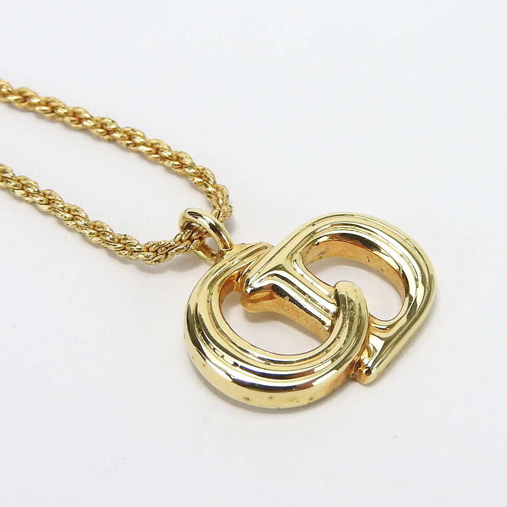 Christian Dior Necklace metal gold Women Used Authentic